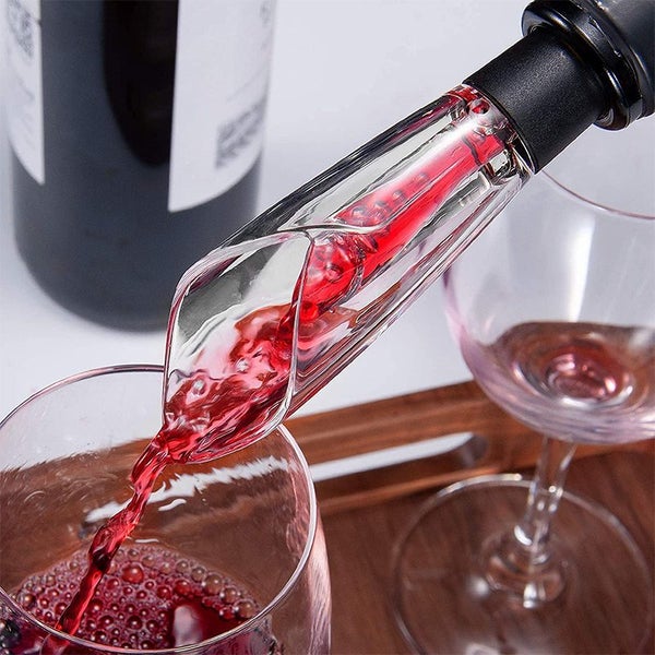 New Magic Wine Decanter Red Wine Aerating Pourer Spout Decanter Wine Carousel 7