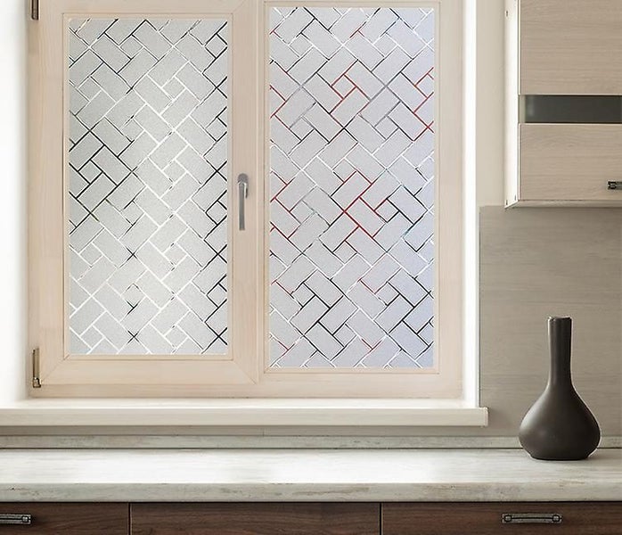 Privacy Static Window Film Frosted Anti-uv Non-adhesive Opaque Decorative Self Carousel 2