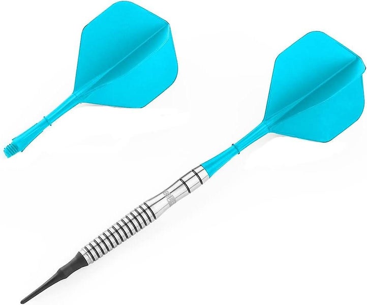 Matte Green 9 Pieces Darts And Fins In One Piece Darts Accessory Carousel 2
