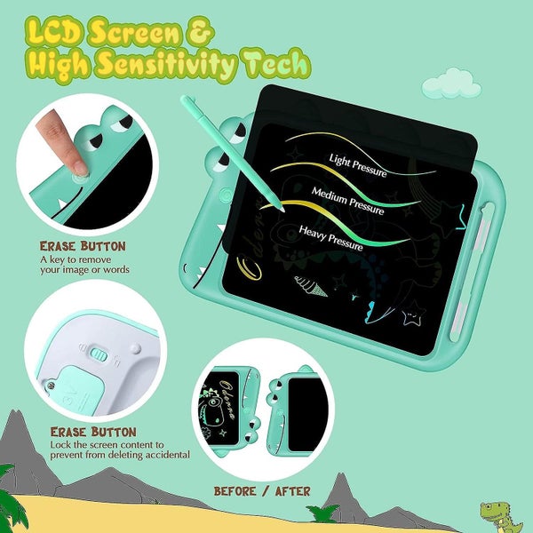 Colorful Kids Drawing Lcd Writing Tablet 10 Inch Magic Slate Toy Gift Erasab62999081572098113