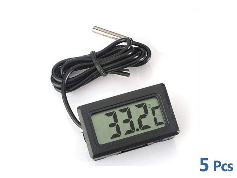 5 X Digital Thermometer with External Probe Carousel 1