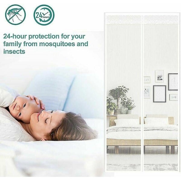 Magnetic Fly Screen Door Top To Bottom Magnetic Seal Automatic Closing Keep Carousel 2