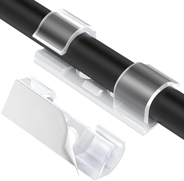 70pcs Adhesive Cable Clips Self Adhesive Cable Tie Electrical Cable Tidy Cli Carousel 2