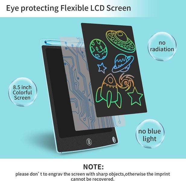 blue 1 Piece Color Lcd Writing Board 8.5 Drawing Board Graphic Board Key L64393065047553112
