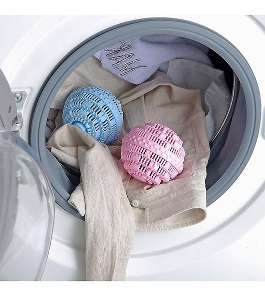 2 Large Washing Balls Reusable Ecological Washing Balls Natural Antibacteri Carousel 2
