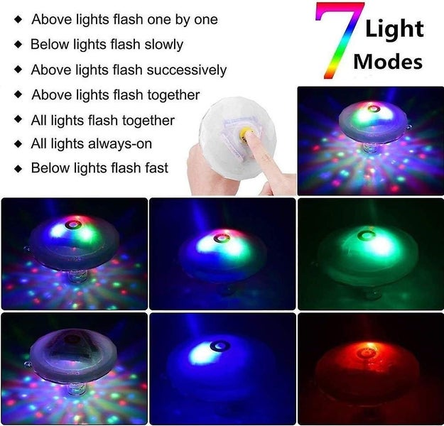 Diamond Floating Pool Led Bath Light For Bathroom Disco Pool Swimming Pool Chi Carousel 2