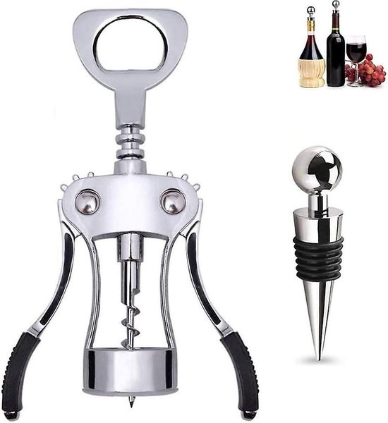 Bottle Opener With Bottle Stopper Premium Bottle Opener Cork And Bottle Cap B Carousel 1