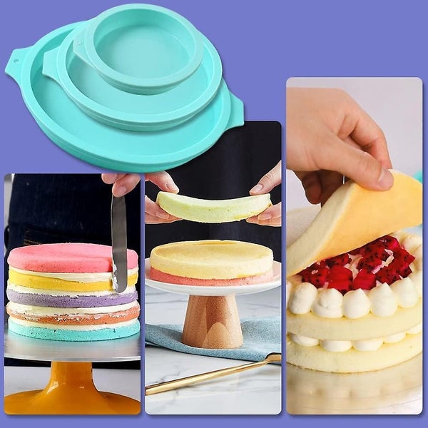 Silicone Round Cake Mold 3-4+6+8silicone Disc Packs As Cake Mold Resin Co Carousel 2