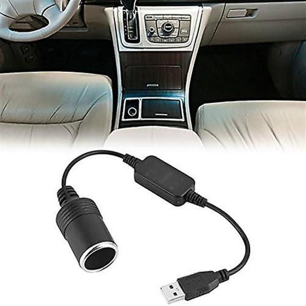 3m Usb A Male To 12v Female Cigarette Lighter Socket Converter Usb Port Power Carousel 5