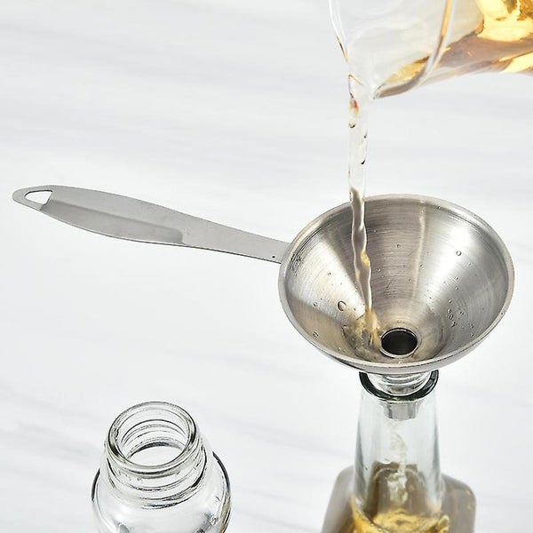 3 In 1 Metal Funnels For Filling Bottles Stainless Steel Small Kitchen Funnels Carousel 3