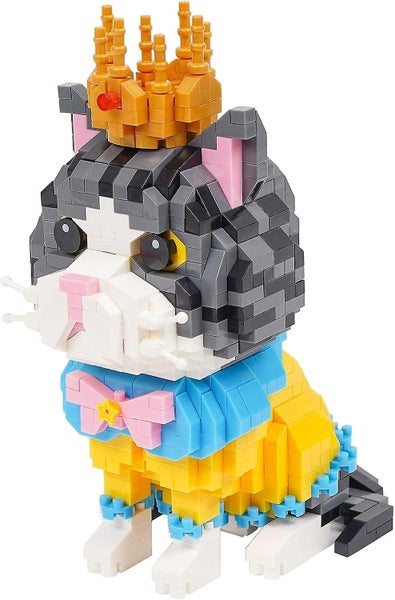 Animal Building Blocks Set Cute Cat Mini Building Blocks Set Educational Toy Carousel 1