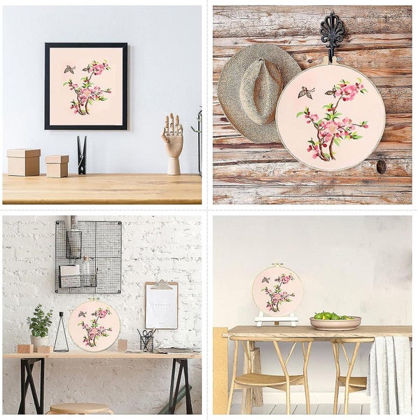 Embroidery Kit Complete With Cross Stitch Canvas Embroidery Hoop Embroidery Carousel 5