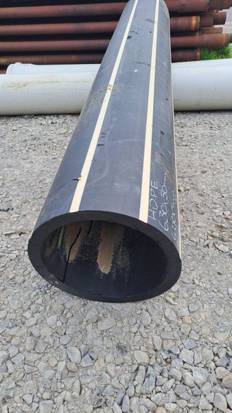 Heavy Duty HDPE / Plastic Culvert Pipe 630mm OD x 50mm WT x 4000mm Long Carousel 1