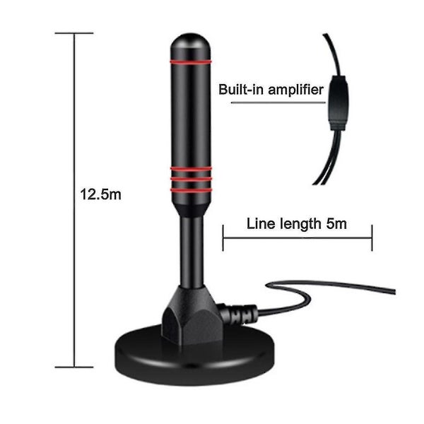Digital Hdtv Antenna Including Magnetic Base And Coaxial Cable Tv Antenna Carousel 2
