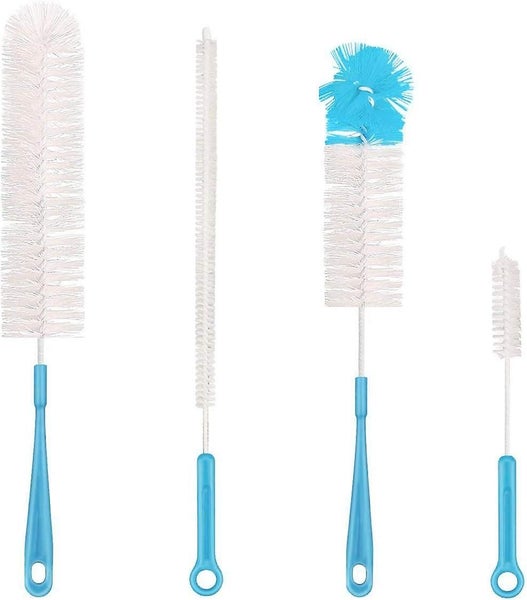 4 Pcs Bottle Cleaning Brush Set Multifunctional Brushes Long Water Bottle Brus Carousel 1