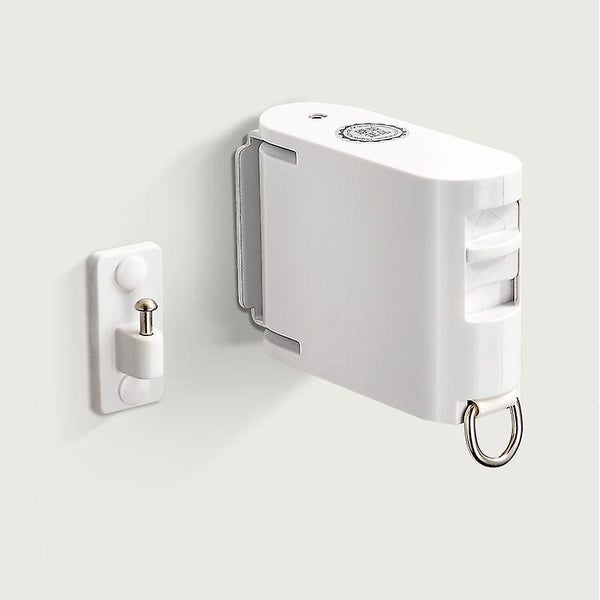 White Retractable Clothesline 1 To 2 Clothes Line Winder With 4.2m Laundry Ho Carousel 2
