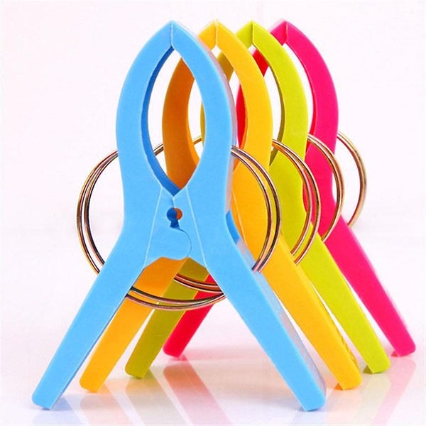 4 Change The Windproof Clip large Candy Color For Drying Clothes Large Plas Carousel 1