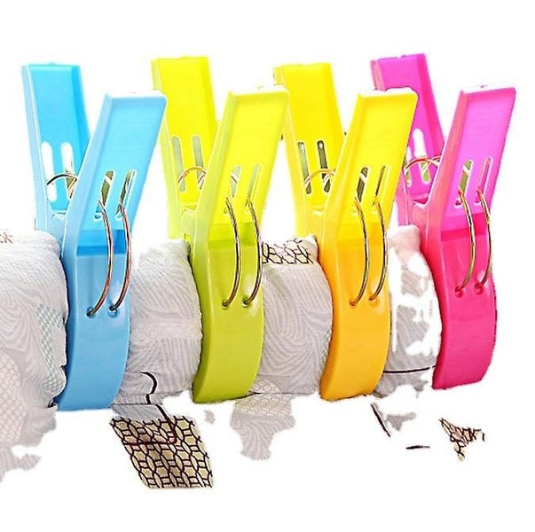 4 Change The Windproof Clip large Candy Color For Drying Clothes Large Plas Carousel 2