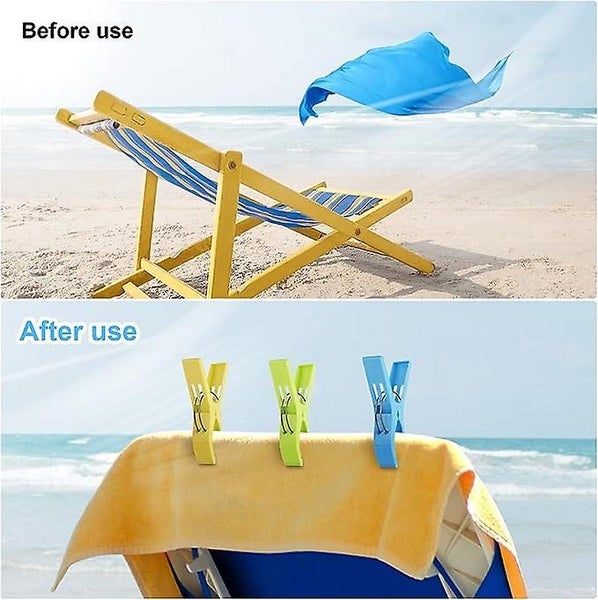 4 Change The Windproof Clip large Candy Color For Drying Clothes Large Plas Carousel 5