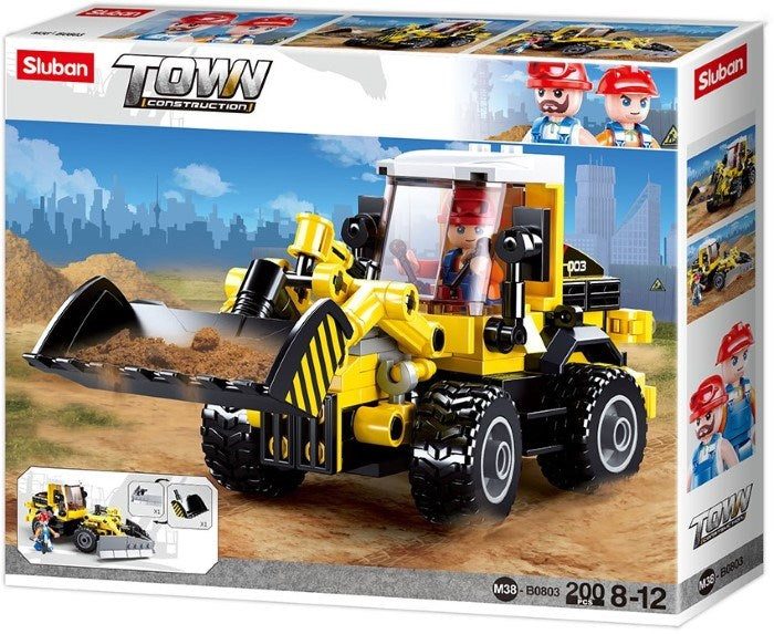 xSluban B0803 Town Dozer/Plow - 200 Pc Carousel 1