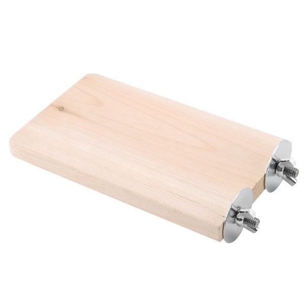 Small Pet Natural Wood Stand Platform Toy Rectangular Wooden Jumping Climbing Carousel 1