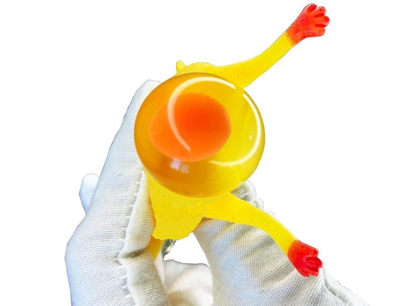 2 Pack Keychain Laying Hen Hen Stress Relief Soft Toy Chick Laying Hen Squeeze Carousel 3