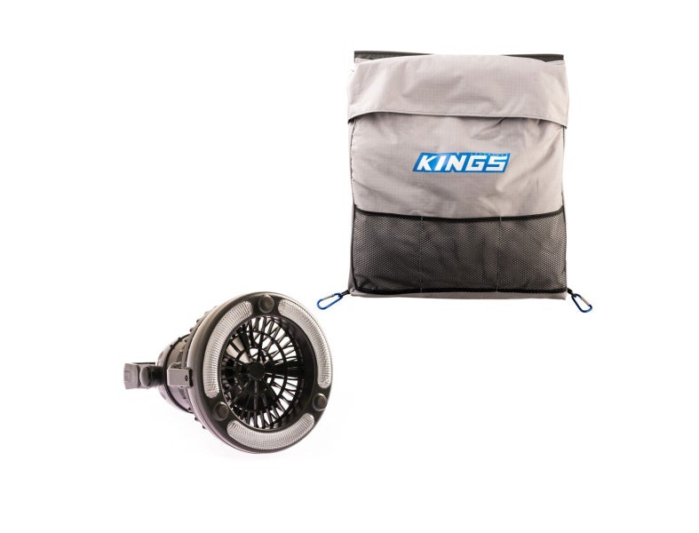 Adventure Kings Universal Storage Bag + 2in1 Portable Camping LED Light & Fan Carousel 1