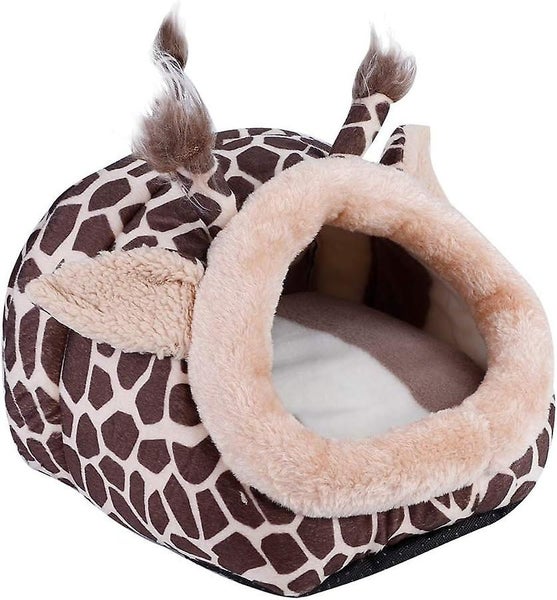 Cute Giraffe Shaped Hamster Bed Mat Pets Winter Warm Kennel Nest Cage Sleeping Carousel 1