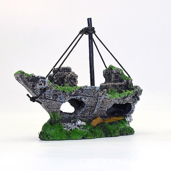Aquarium Decoration In The Shape Of Galleon For Aquariums 145 X 55 X 120 Mm Carousel 2
