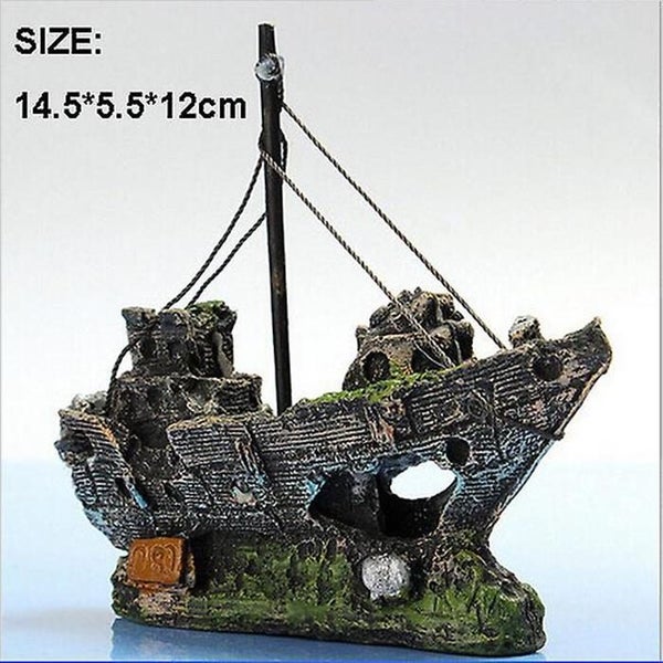 Aquarium Decoration In The Shape Of Galleon For Aquariums 145 X 55 X 120 Mm Carousel 4