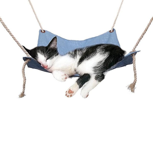 2pcs Green Cat Hammock Hanging Cage Swing Kitty Nest Hanging Bed Sleeping Bed Carousel 2
