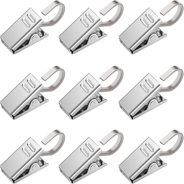 60 Stainless Steel Clip Hook Curtain Rod Clip Ring Curtain Clip Curtain Rin Carousel 1