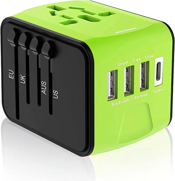 Universal Travel Adapter Green628638671316501127