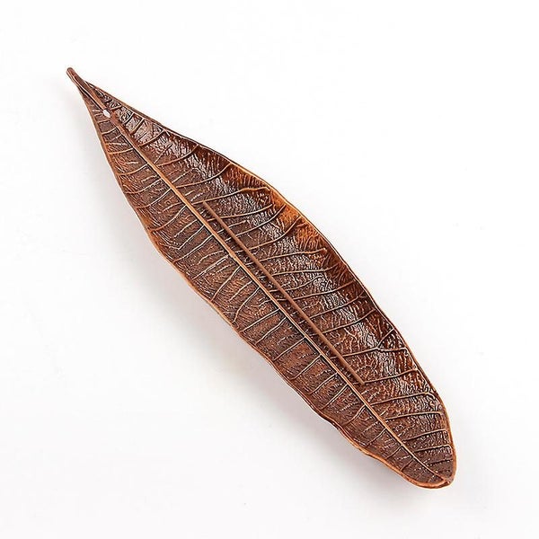 Incense Holder 25cm Metal Incense Holder Leaf Shape Incense Burner Incense S Carousel 1