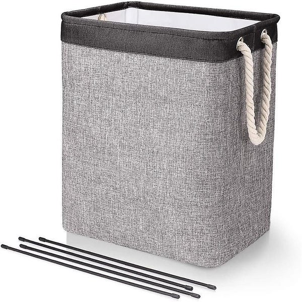 78l 60 X 42 X 31cm Black+grey Large Laundry Hamper Foldable Laundry Bag With Carousel 1