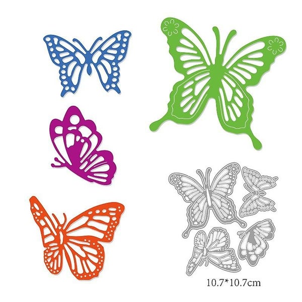 Butterflies Cutting Dies Metal Cutting Dies Diy Gift For Scrapbook Paper Card Carousel 2