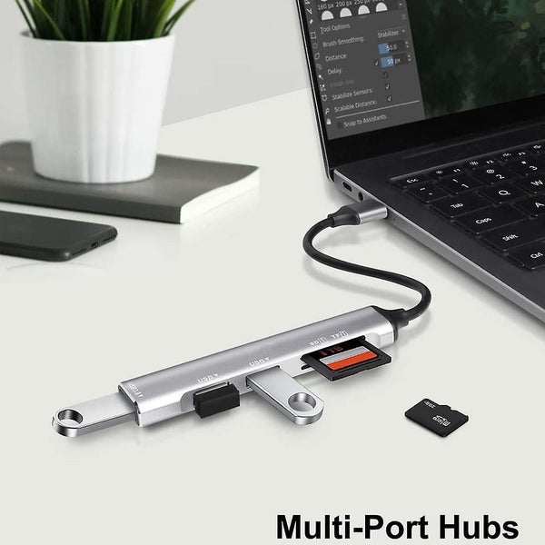 Sd/micro Sd Card Reader 5 In 1 Usb Adapter With Sd/tf Card Reader 1 Usb 3.0 Carousel 5