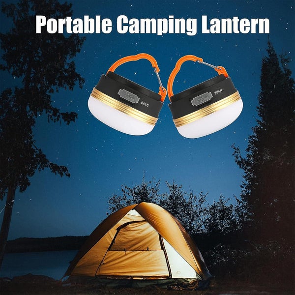 Camping Lights 2-pack Tent Lights Usb Rechargeable 3 Modes Camping Lantern An Carousel 5