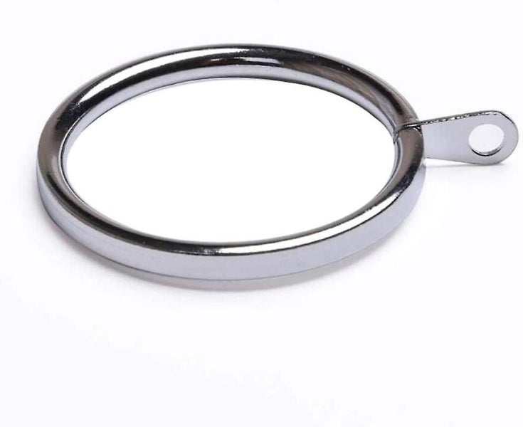 20 Pieces Large Silver Metal Curtain Ring With Buttonhole Heavy Duty Decorati Carousel 1