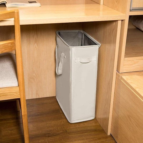 45l Laundry Baskets With Handles Foldable Slim Laundry Hamper Oxford Cloth La Carousel 5