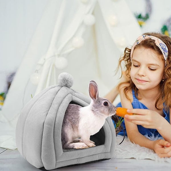 Small Animal Pet Winter Housepet Tent Cave Bed For Cats/small Dogsguinea Pig Carousel 5