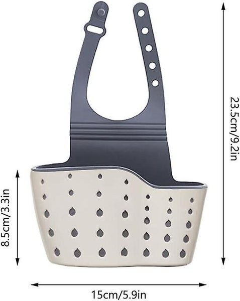 3 Pcs Kitchen Sink Sponge Holder Portable Sink Shelf Hanging Strainer Organi Carousel 2