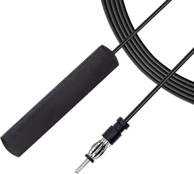 1 Pc Universal Car Radio Antenna Hidden Windshield Adhesive Mount Am Fm Radio Carousel 1