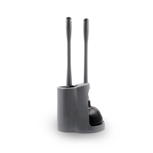 Toilet Plunger And Bowl Brush For Bathroom Cleaning Black 1 Set Carousel 2