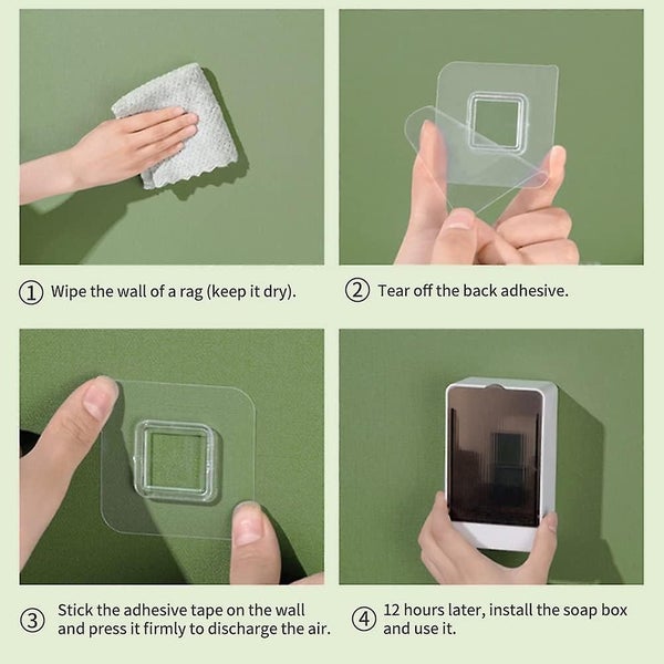 Soap Dishbar Soap Holder With Drainagebathroom Soap Holder Wall Mountself A Carousel 5