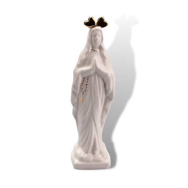 Madonna With Two Hearts Porcelain Figurine630040152061451121