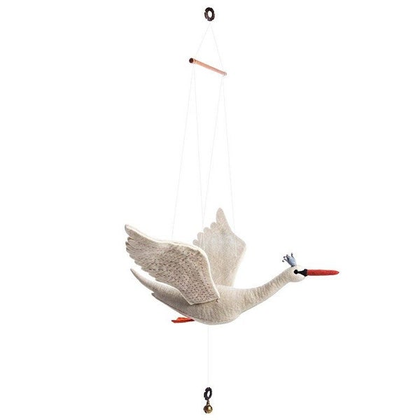 Flapping Wing Swan Mobile Carousel 2