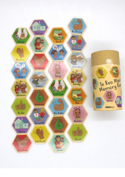 Wooden Memory Game - Te Reo Maori Carousel 1