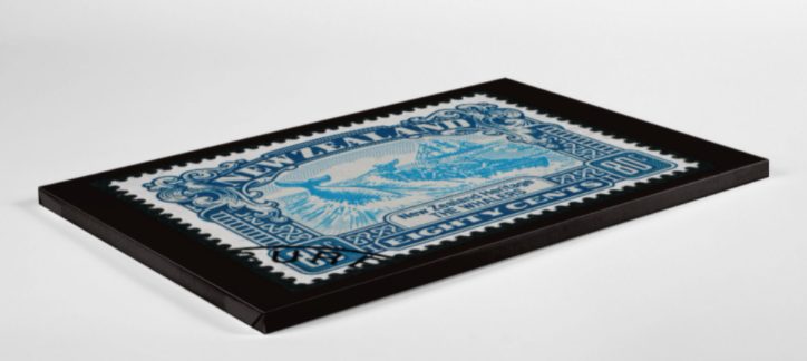 Canvas Print - 80c Whalers New Zealand Stamp Carousel 2