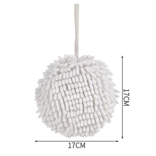 Gray Chenille Fabrics Thickened Soft Bathroom Accessories Kitchen Hanging Quic Carousel 5